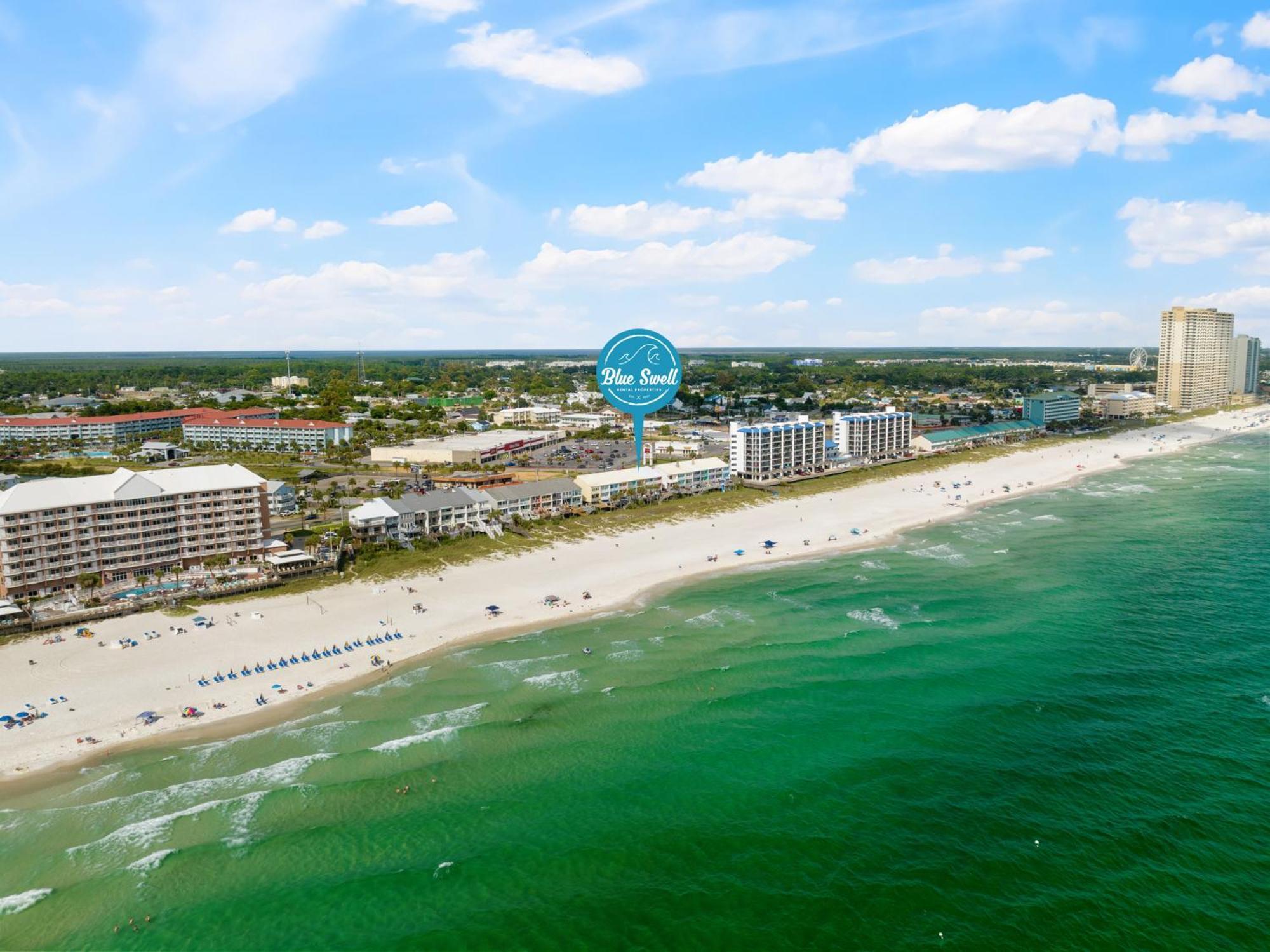 2Bd/25Ba Gulf Front Townhome Near Pier Park! Gulf Views! Beach Access! Panama City Beach Dış mekan fotoğraf